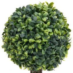VIDAXL Plantes De Buis Artificiel 2 Pcs Avec Pots Boule Vert 56 Cm -Feuilora Soldes Boutique 11f753ca57a336ae