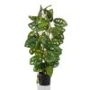 Emerald Monstera Artificiel Monkey 75 Cm En Pot