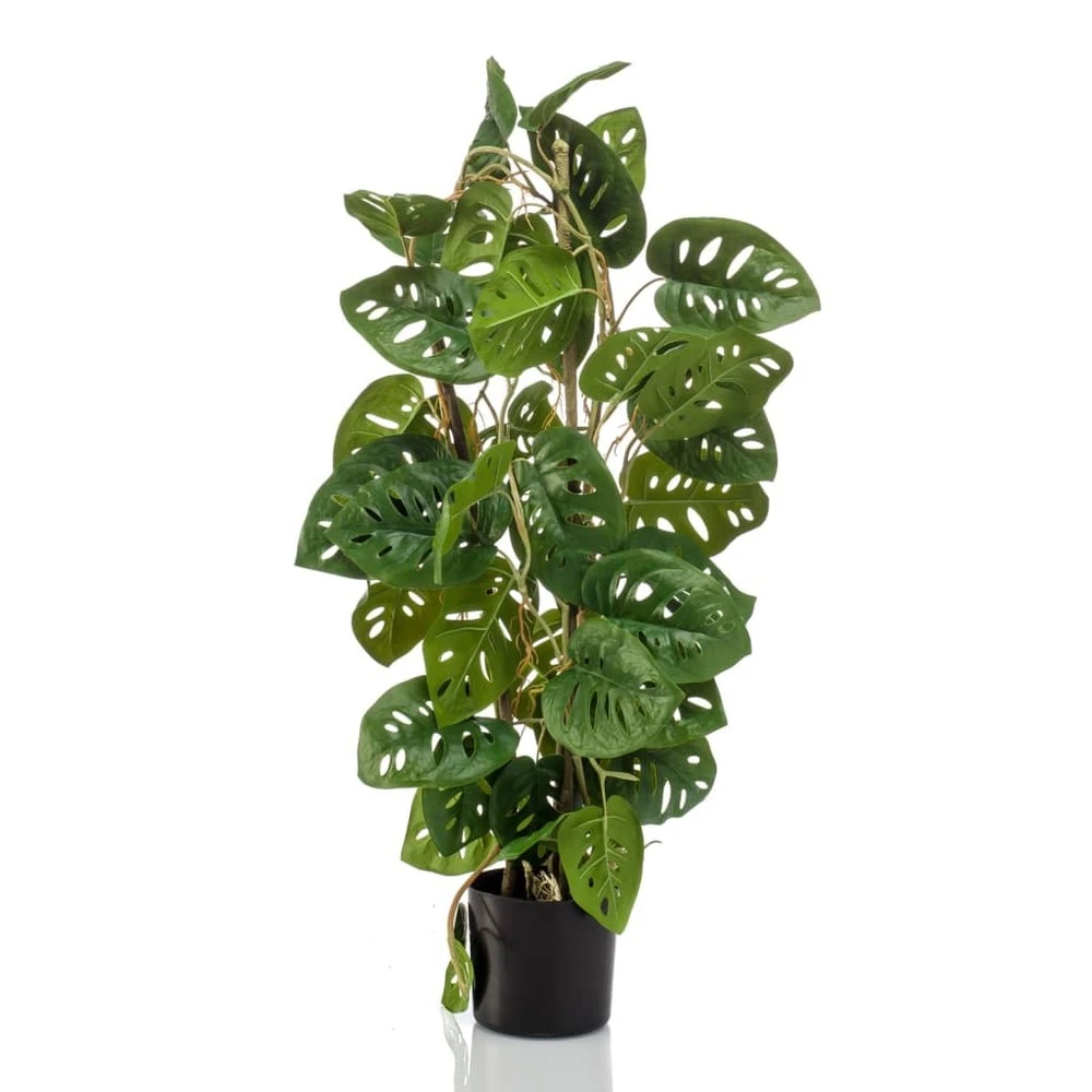 Emerald Monstera Artificiel Monkey 75 Cm En Pot 3 Emerald Monstera Artificiel Monkey 75 Cm En Pot