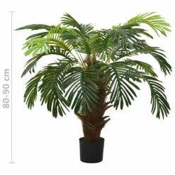 VIDAXL Palmier Cycas Artificiel Avec Pot 90 Cm Vert 13 VIDAXL Palmier Cycas Artificiel Avec Pot 90 Cm Vert -Feuilora Soldes Boutique 44295ef9c7fe6a2c