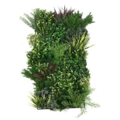Mur Végétal Artificiel Premium City 2 - 12 Plantes - 1m X 1m