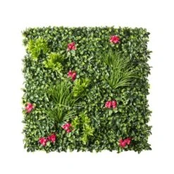 Mur Végétal Artificiel Extérieur Et Intérieur Prêt à Poser 1m X 1m Amazon