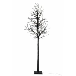 Arbre Nu + 150 Leds Blanc Chaud + Adaptateur Fil De 3m Paillettes Noir Extra Large 300cm -Feuilora Soldes Boutique 63c5942f86cfd7.14397641