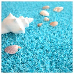 Gazon Synthétique Happy Party - Couleur Bleu - Classé Feu - 20mm - 2m X 3m -Feuilora Soldes Boutique 64627740401804.42599239