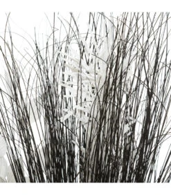 ATMOSPHERA Fagot De Fleurs Et Tiges Séchées Blanc Et Noir D. 36 X H. 100 Cm -Feuilora Soldes Boutique 64821bbb5ab272.19897568