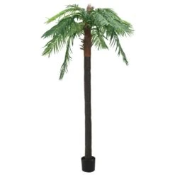 VIDAXL Palmier Phoenix Artificiel Avec Pot 305 Cm Vert -Feuilora Soldes Boutique 65c7cbd4a888a855