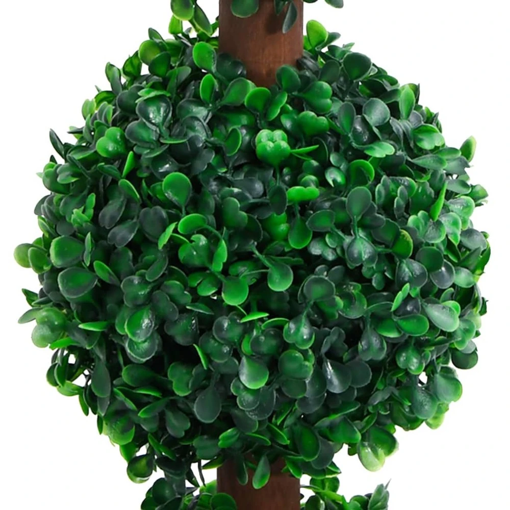 VIDAXL Plante De Buis Artificiel Avec Pot Forme De Boule Vert 90 Cm 4 VIDAXL Plante De Buis Artificiel Avec Pot Forme De Boule Vert 90 Cm – Image 2