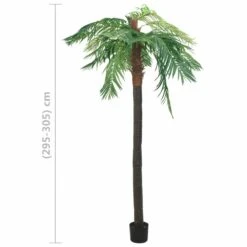 VIDAXL Palmier Phoenix Artificiel Avec Pot 305 Cm Vert -Feuilora Soldes Boutique d4fee673f7664f56