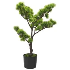 VIDAXL Bonsaï De Pin Artificiel Avec Pot 60 Cm Vert -Feuilora Soldes Boutique d50a9b2770e98d2f