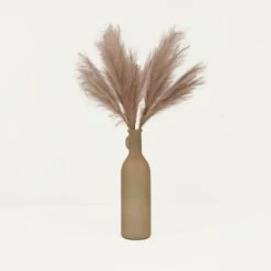 Plumeau Artificiel Brun 110cm Lot De 3 -Feuilora Soldes Boutique f021ca7868fb682a